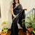 New Designer Georgette Fabric Embroidered Sequence Work Women's Saree With Blouse Set