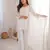 Designer chruchy silk embroidery and sequence work off white readymade salwar suit