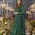 Embroidery zari sequance-work faux gown with dupatta