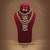 Stylish maroon & green color lord laxmi long temple necklace set bridal wear