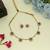 Classic rani & green color gold plated necklace set for festive occasions