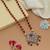 Graceful maroon color stone necklace elegant festive jewelry design collection