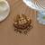 Elegant rani & green color temple hair barrette for bridal hairstyle collection