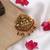 Graceful rani & green color temple hair barrette traditional festive hair accessory
