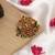 Classic rani & green color temple hair barrette elegant festive wear accessory