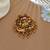 Premium rani & green color temple hair barrette antique bridal hair accessory