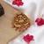 Classic rani & green color temple hair barrette elegant wedding wear collection