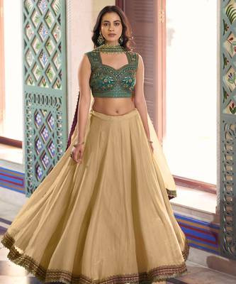 Chiku sequins work lehenga Choli Set 1