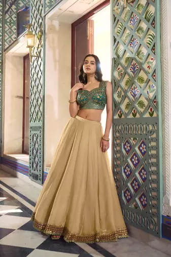 Chiku sequins work lehenga Choli Set