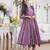Anarkali suit with dupatta stitched