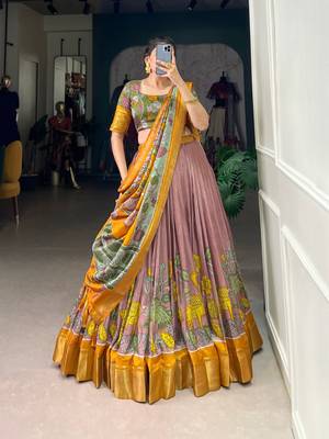 Yellow Lehenga Choli Set 1