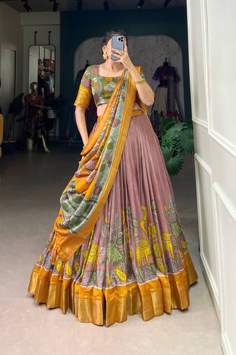 Yellow Traditional Lehenga Choli Set