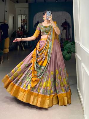 Yellow Lehenga Choli Set 2