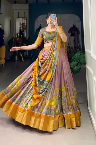 Yellow Lehenga Choli Set
