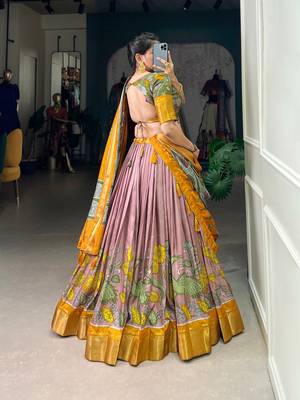 Yellow Lehenga Choli Set 3