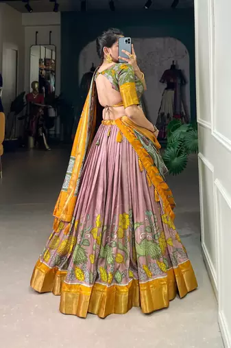 Yellow Lehenga Choli Set