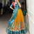 Teal Traditional Lehenga Choli Set