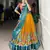Teal Traditional Lehenga Choli Set