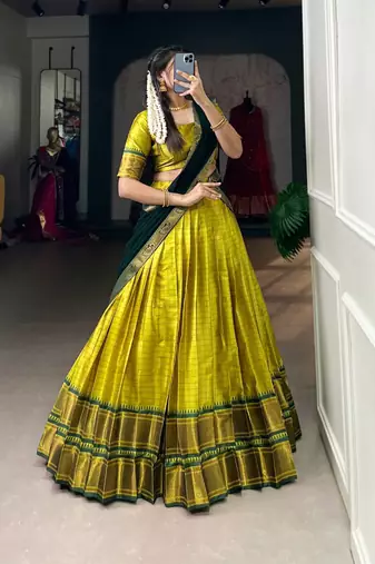 Yellow Lehenga Choli Set