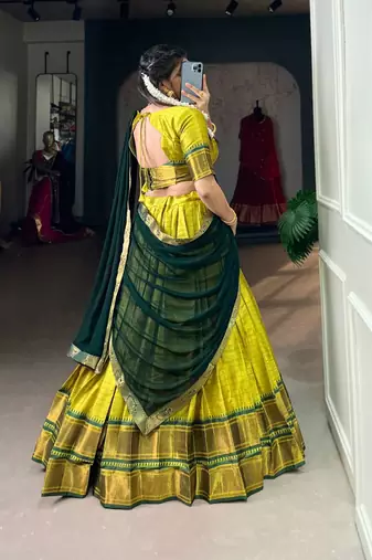 Yellow Lehenga Choli Set