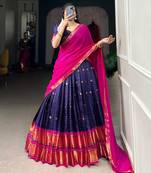Blue Traditional Lehenga Choli Set