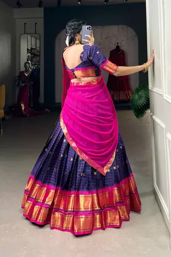 Blue Lehenga Choli Set