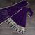 Violet geogette embroidered gown - free size