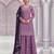 Lavender silk blend embroidery sequin salwar suit 