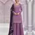 Lavender silk blend embroidery sequin salwar suit 