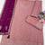 Pink silk blend embroidery sequin salwar suit 