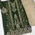 Mehendi silk blend embroidery sequin salwar suit 