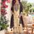 White & black cotton embroidery patch work slawar suit