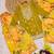 Mustard silk blend  embroidered coding salwar suit
