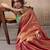 PINK tissue silk blend saree for festive & party wear