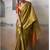  GOLDEN tissue silk blend saree for festive & party wear