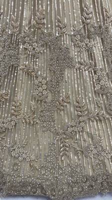 Golden Color Embroidery,Dori With Sequince And Zircon Diamond Work Net Lehanga Choli 3
