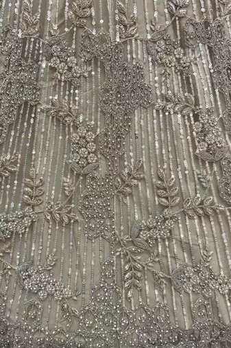 Golden Color Embroidery,Dori With Sequince And Zircon Diamond Work Net Lehanga Choli