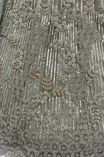 Light Green Color Embroidery,Dori With Sequince And Zircon Diamond Work Net Lehanga Choli