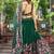 New Designer Soft Georgette Fabric Green Color Printed Lehenga Choli With Dupatta Set For Women's
