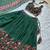 New Designer Soft Georgette Fabric Green Color Printed Lehenga Choli With Dupatta Set For Women's