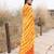 orange & yellow ruffled pre-stitched leheriya chiffon saree