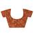 orange & yellow ruffled pre-stitched leheriya chiffon saree