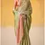 OLIVE tissue silk blend saree with contrast border & matching blouse