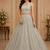 White Multi Thread Sequin Zari Embroidery Zircon Studded Net Lehenga Choli