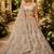 Cream Sequins Flower Pattern Multi Thread Fancy Embroidery Heavy Net Lehenga Choli