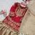 Girls embroidered silk kurta with sharara and dupatta set