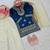 Traditional royal blue & gold embroidered girls' festive suit