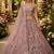Pink Color Sequins Work,Flower Pattern Work,Multi Thread,Fancy Embroidery Heavy Net Lehenga Choli