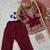 Girls maroon silk embroidered kurta plazzo set with dupatta - festive wear