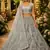 Sky Blue Color Sequins Work,Flower Pattern Work,Multi Thread,Fancy Embroidery Heavy Net Lehenga Choli
